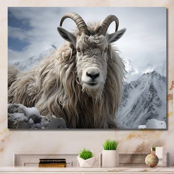 Goat Mountain Guardian - Goat Wall Art Prints